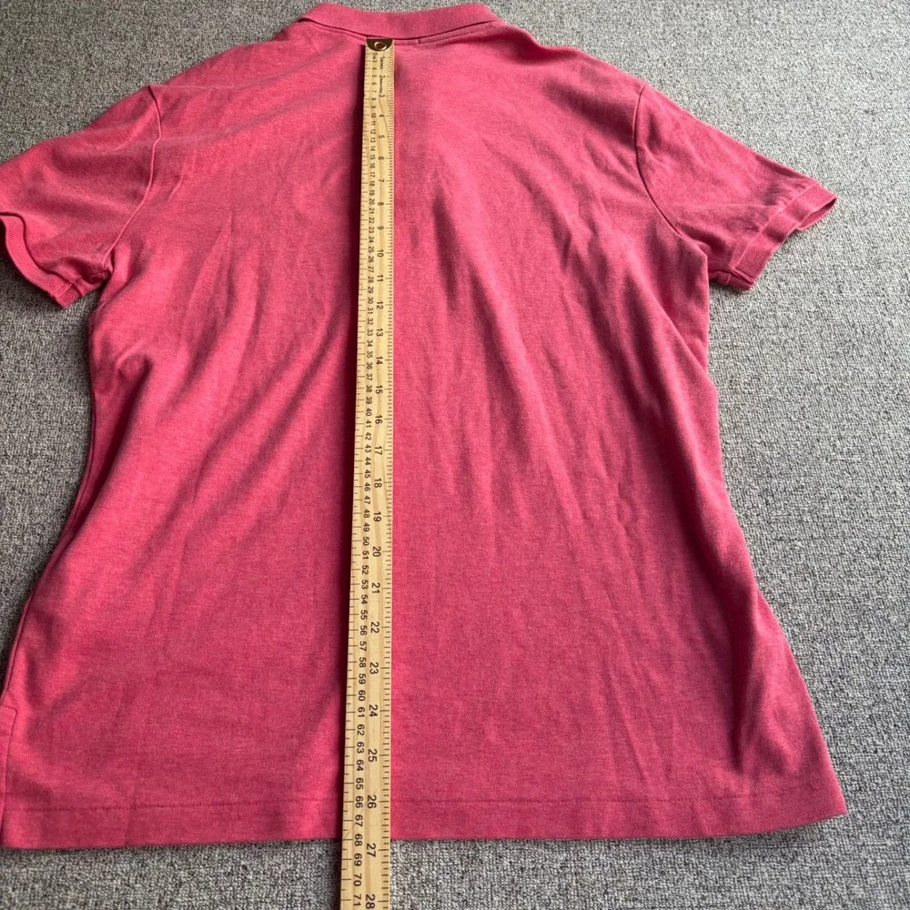 Polo Ralph Lauren Polo Shirt Mens M Custom Slim Fit Nantucket Red Short Sleeve